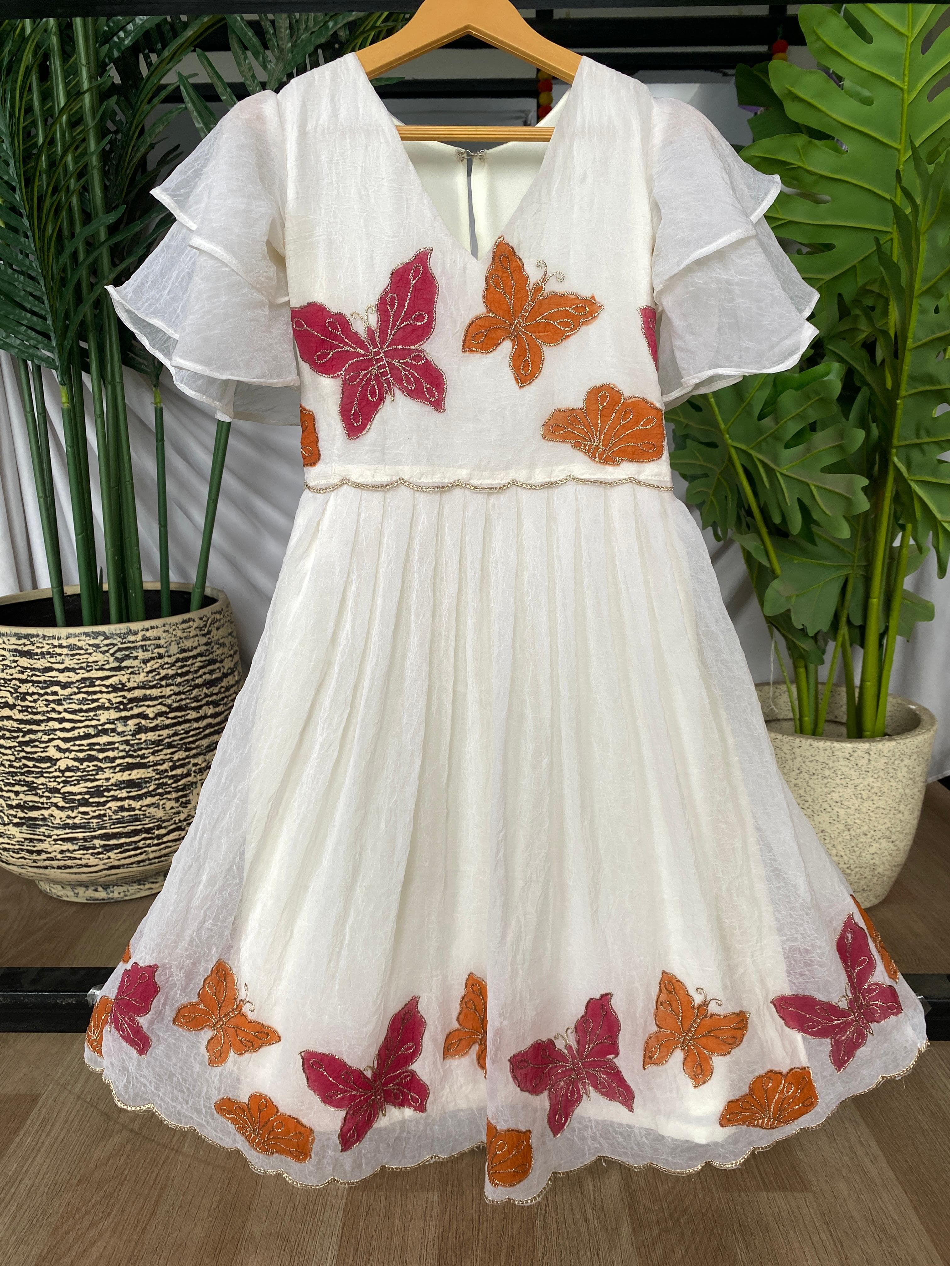 Cream Pure Crush Organza Kids Girl&