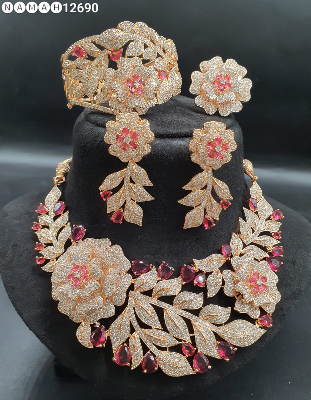 American Diamond Necklace Set