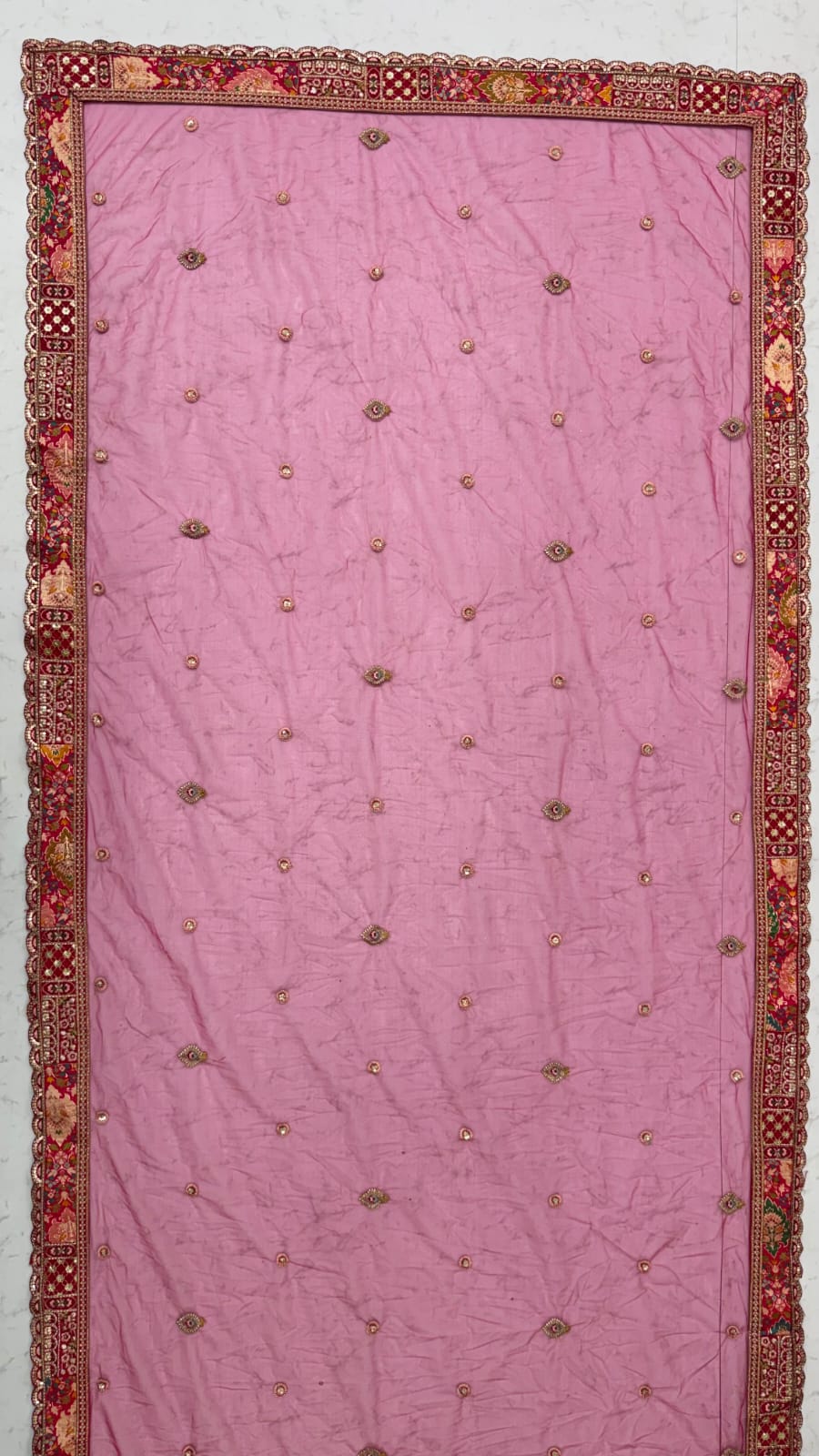 Rani Pure Soft Banarasi Gadhwal Silk Multi Thread Embroidery Sequins Work Bridal Lehenga Choli