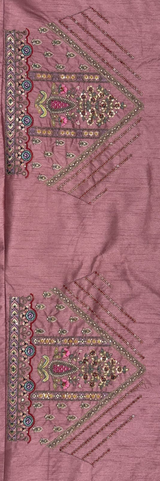 Firozi Pure Soft Banarasi Gadhwal Silk Multi Thread Embroidery Sequins Work Bridal Lehenga Choli