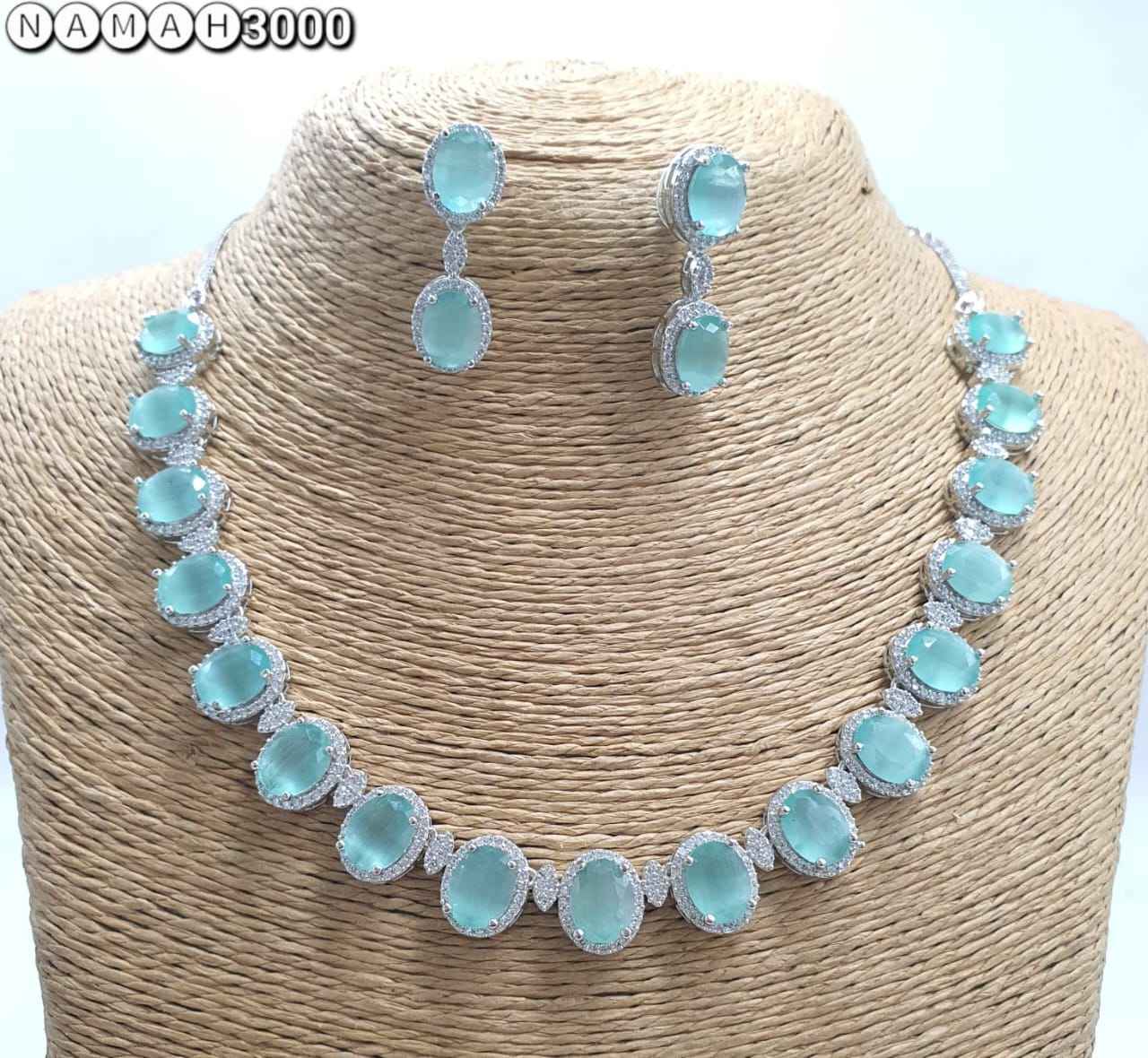 Sky American Gold Diamond Necklace Set