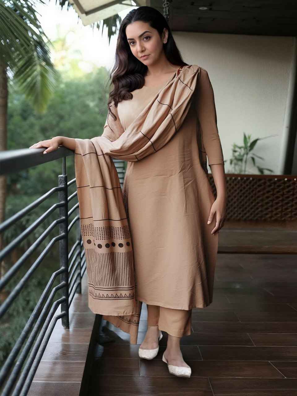 Chiku Pure Soft Reyon Cotton Blend Print Salwar Suit