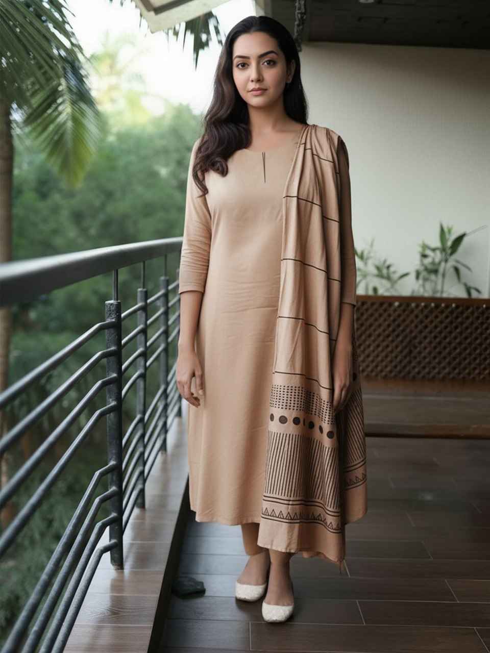 Chiku Pure Soft Reyon Cotton Blend Print Salwar Suit