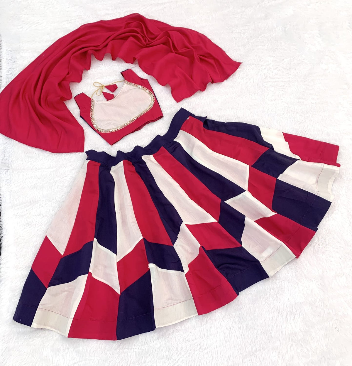 Red Pure Roman silk Embroidery Thread Work Kid&
