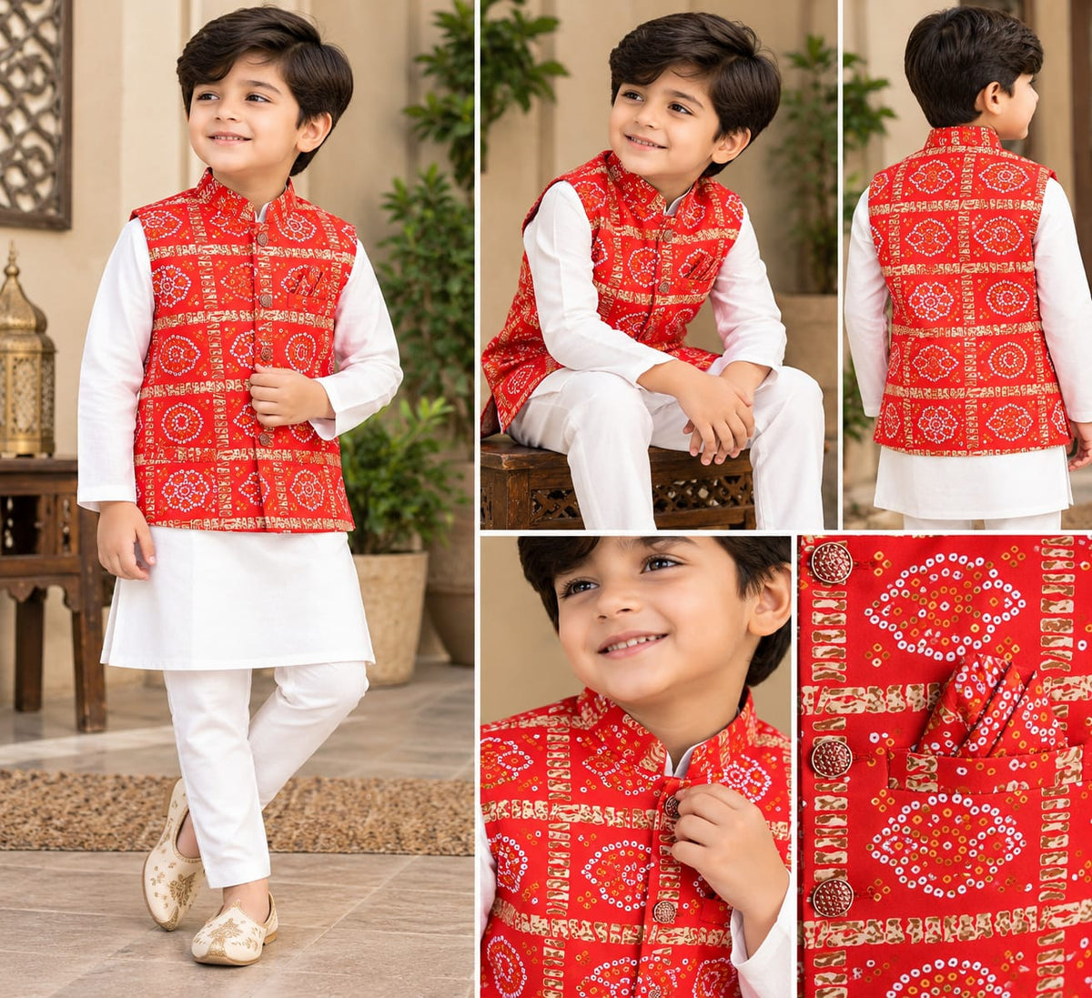 White Pure Malai Satin Kid&