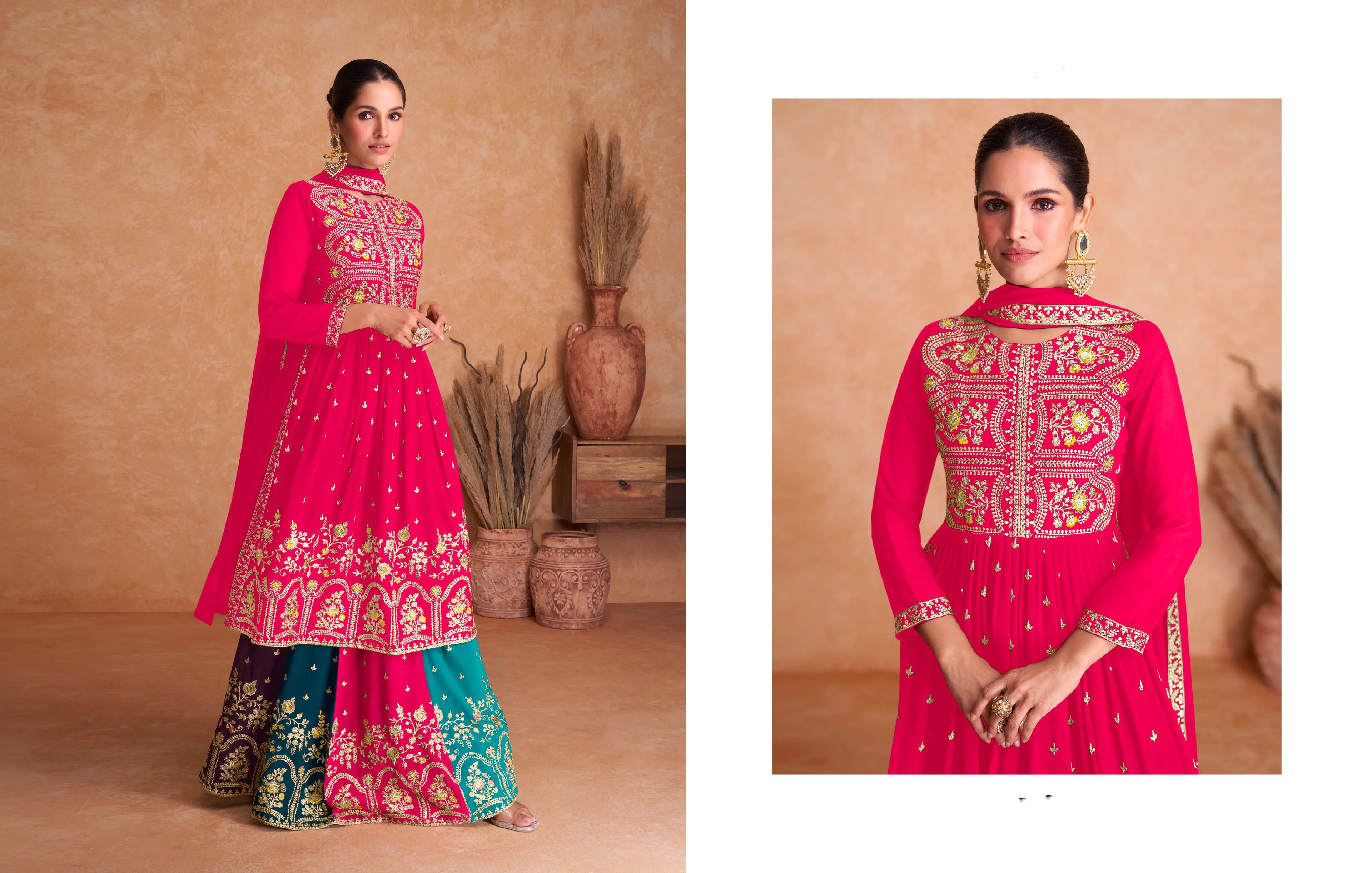 Beautiful Designer Occasion Wear Latest Punjabi Style Salwar Suit