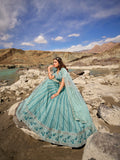 Designer pastel lehenga for Indian bridesmaids and festive occasions