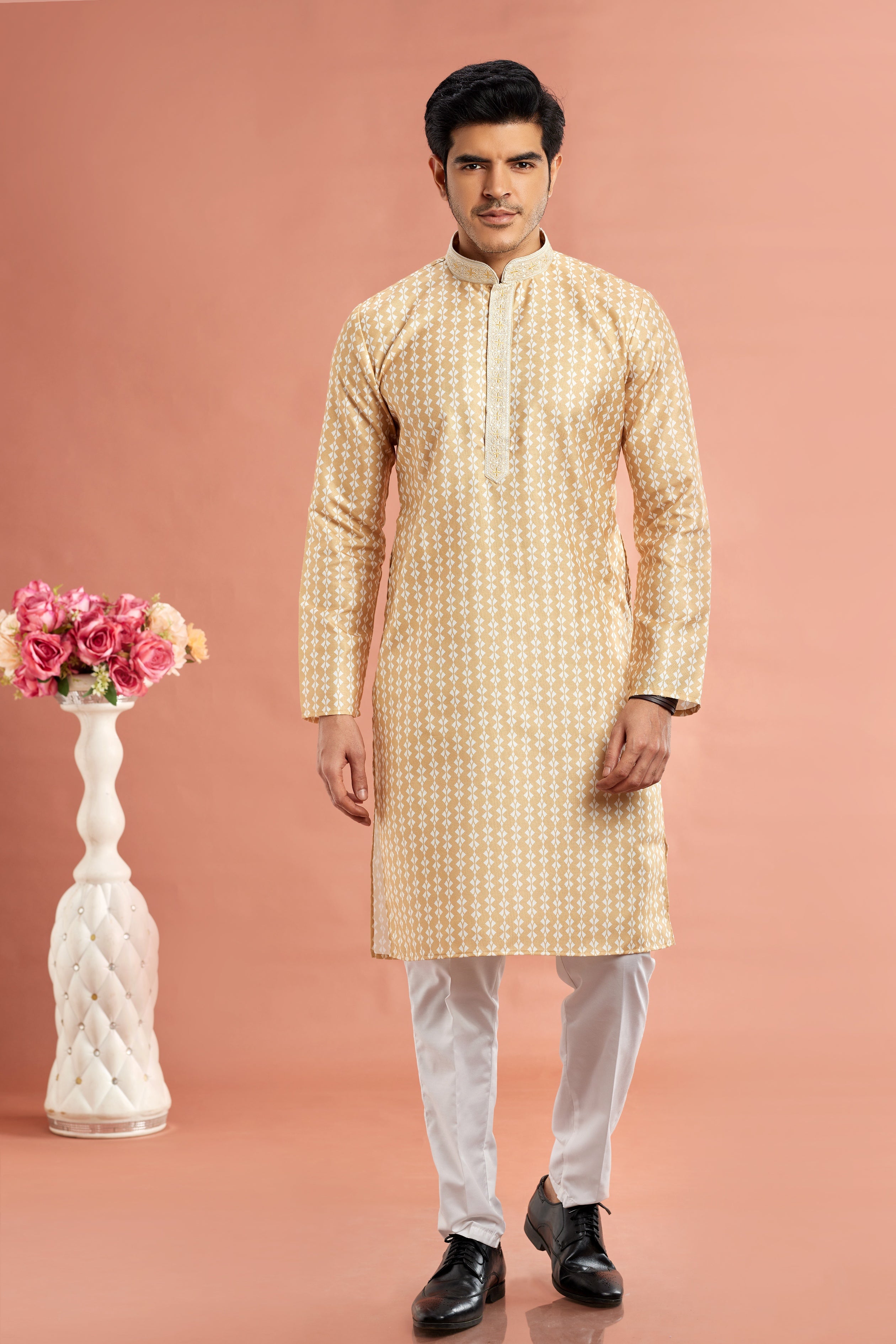 Digital cotton kurta pajama