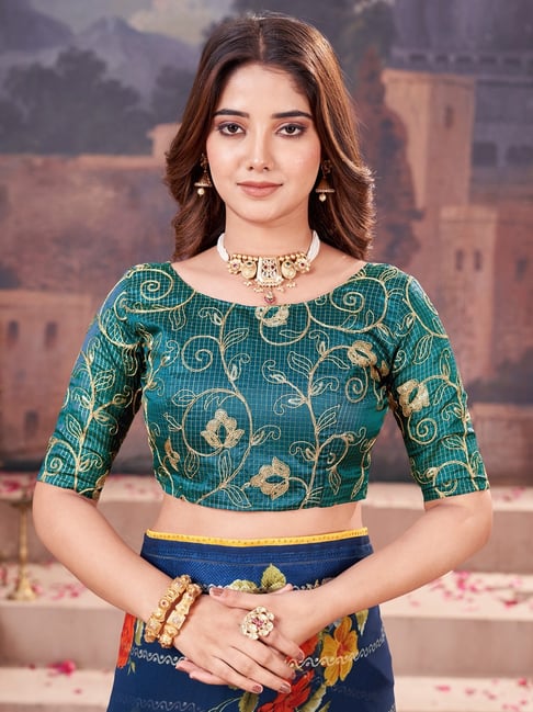 Green Pure Heavy Waighless Saree