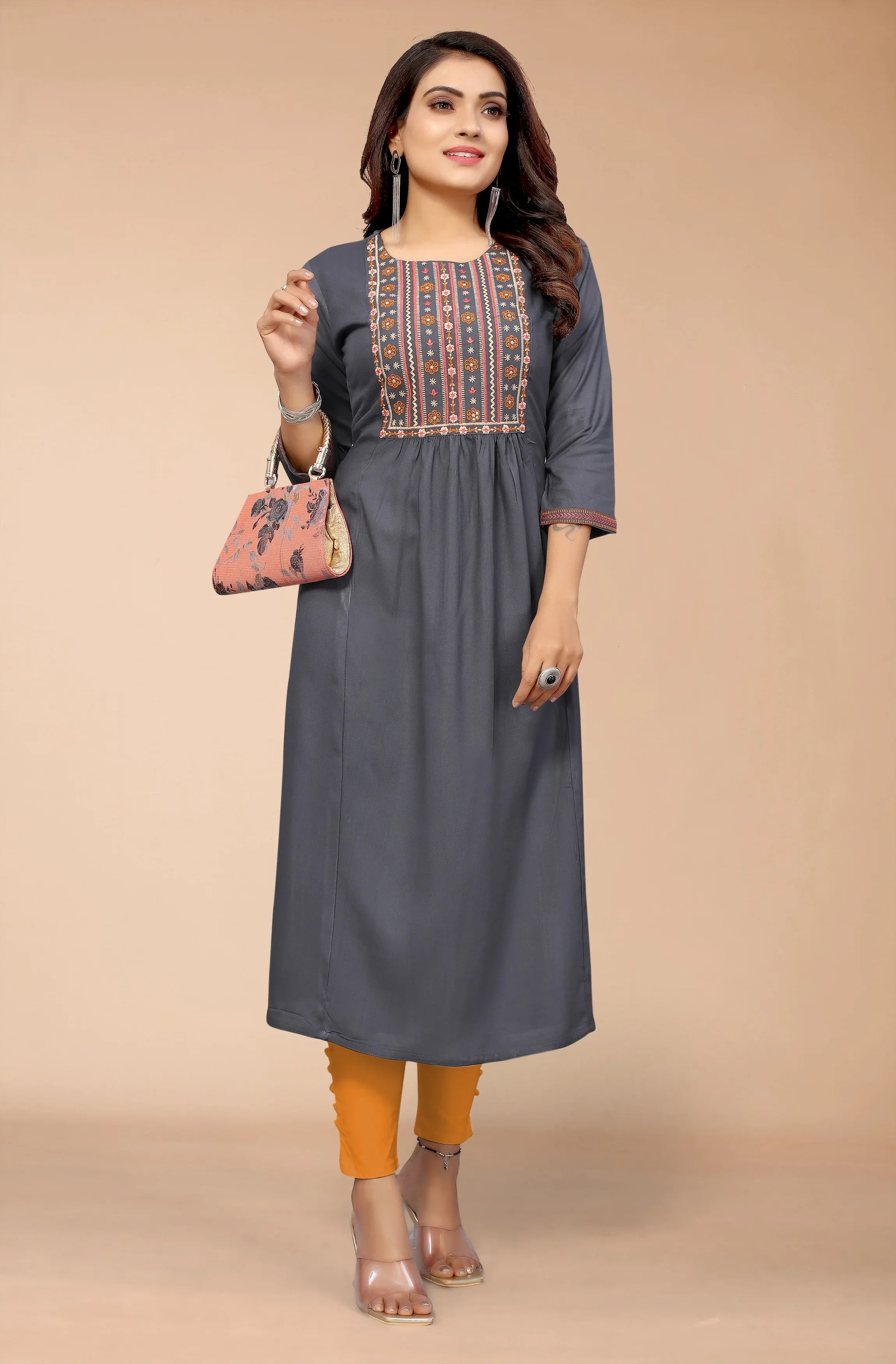 HIMANSHI VOL 03 FESTIVE WEAR KURTI - Anant Exports