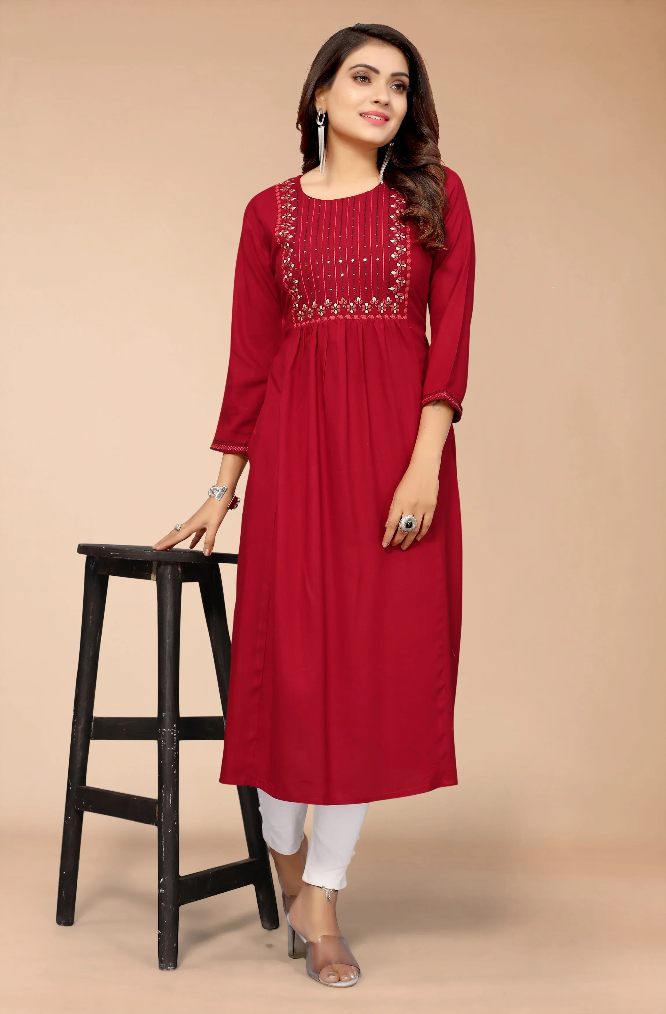 HIMANSHI VOL 03 FESTIVE WEAR KURTI - Anant Exports