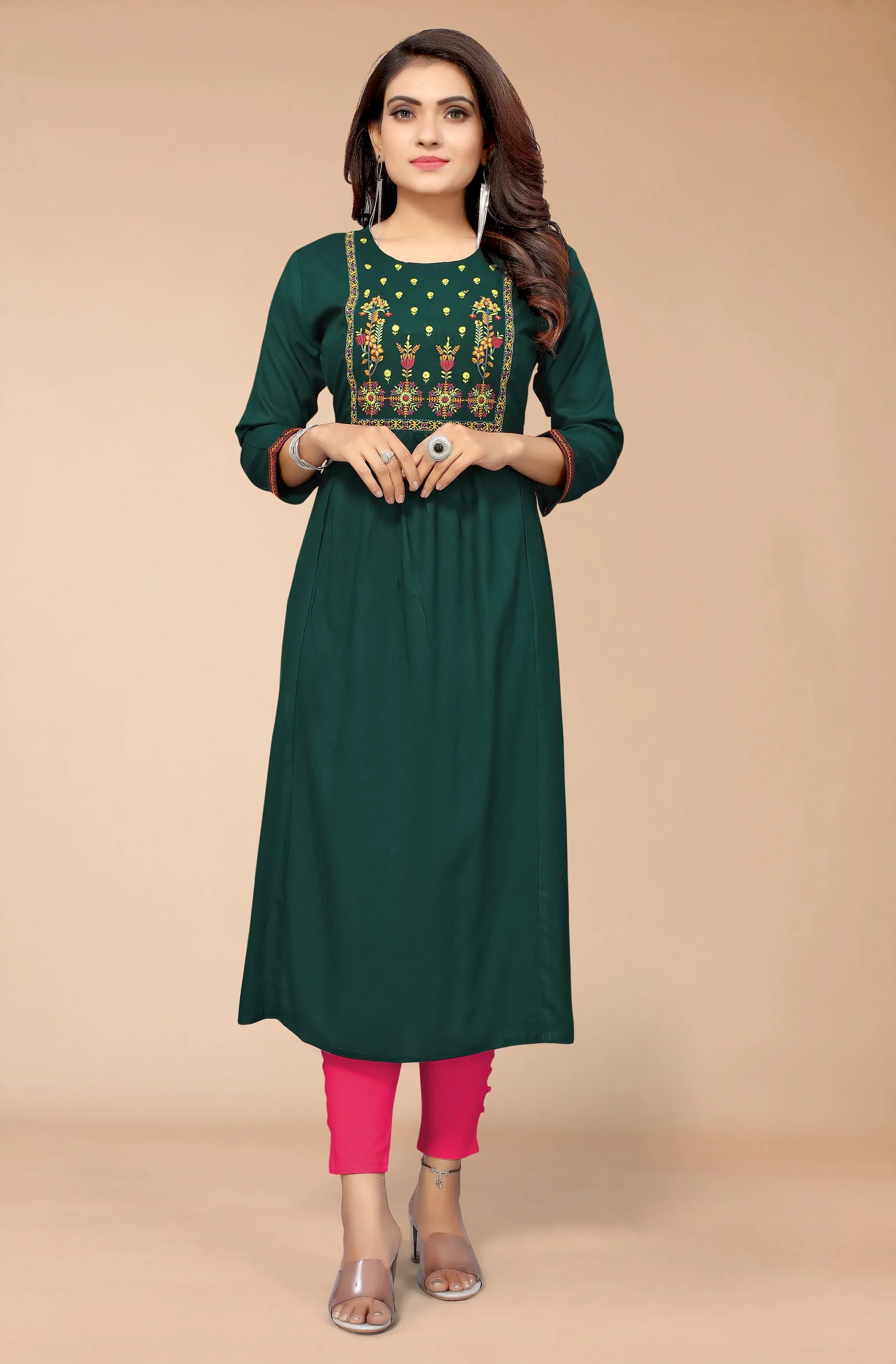 HIMANSHI VOL 03 FESTIVE WEAR KURTI - Anant Exports