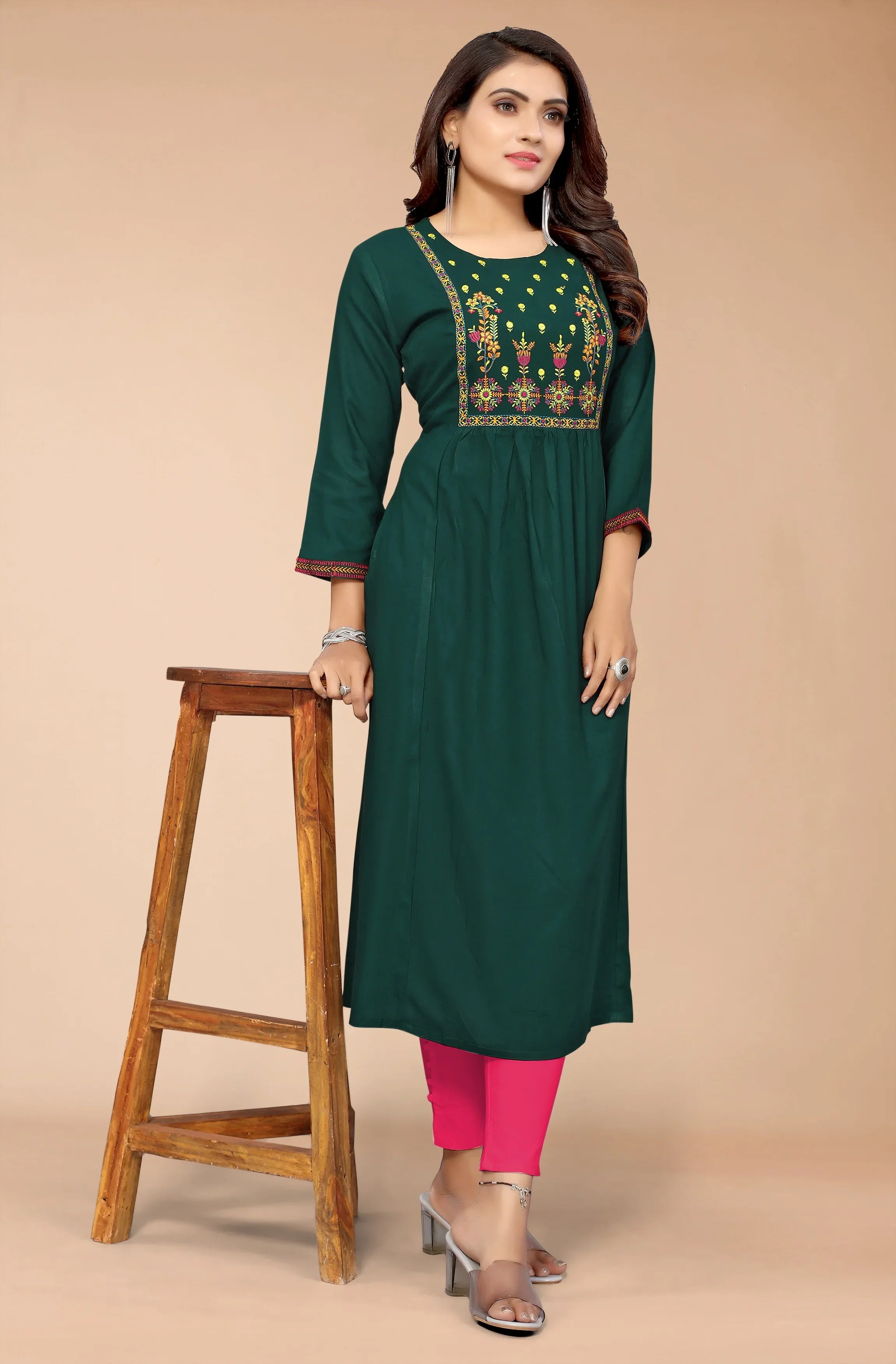HIMANSHI VOL 03 FESTIVE WEAR KURTI - Anant Exports