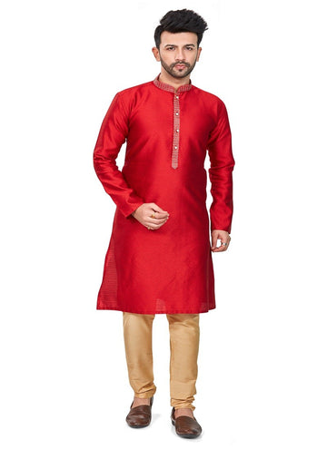Red Colour RFSK 009 Kurta Pajama