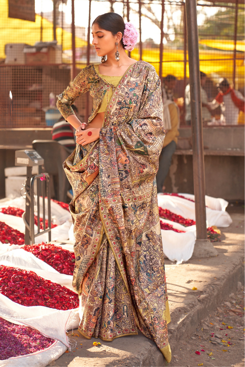 Digital Print Saree