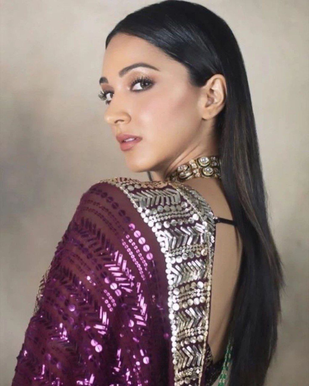 Sequins Saree
