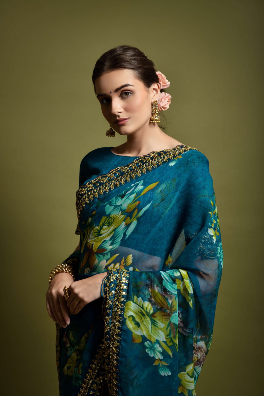 Sequins Saree