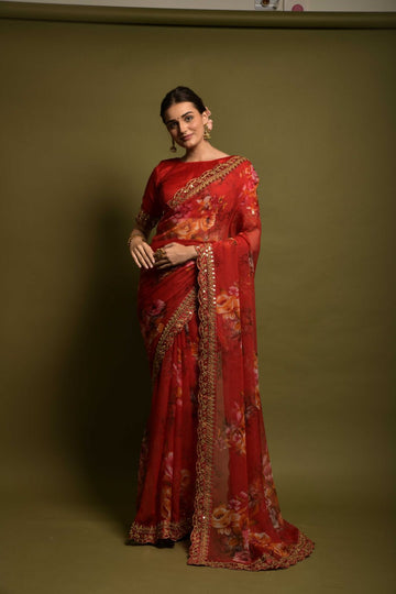 Sequins Saree