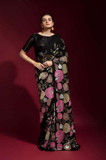 Sequins Saree