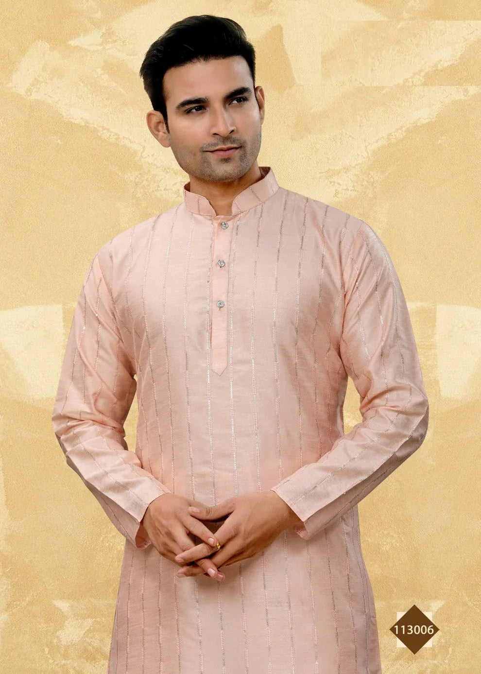 Beautiful Designer Festival Sequence Kurta Pyjama Outluk Vol 113
