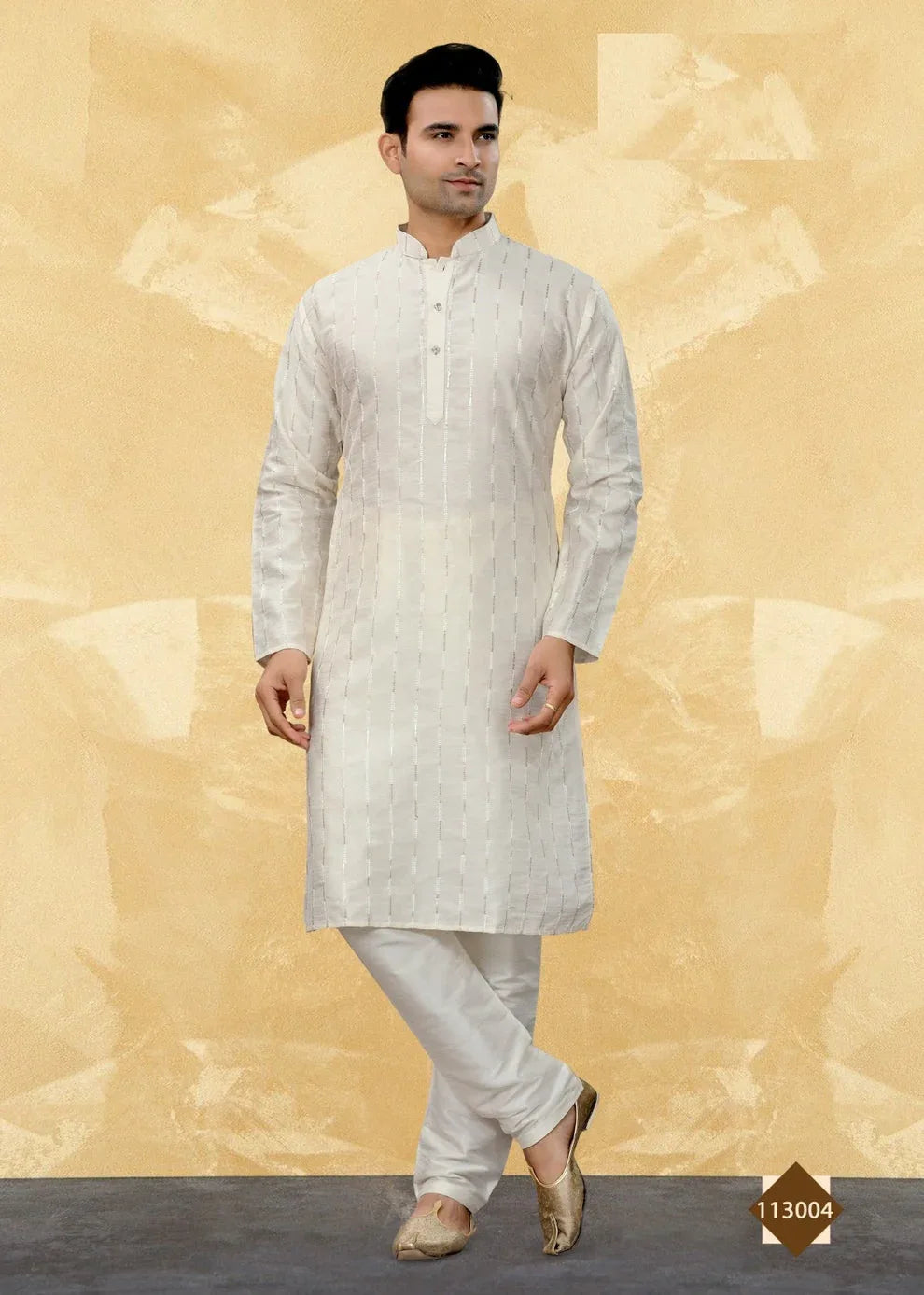 Beautiful Designer Festival Sequence Kurta Pyjama Outluk Vol 113
