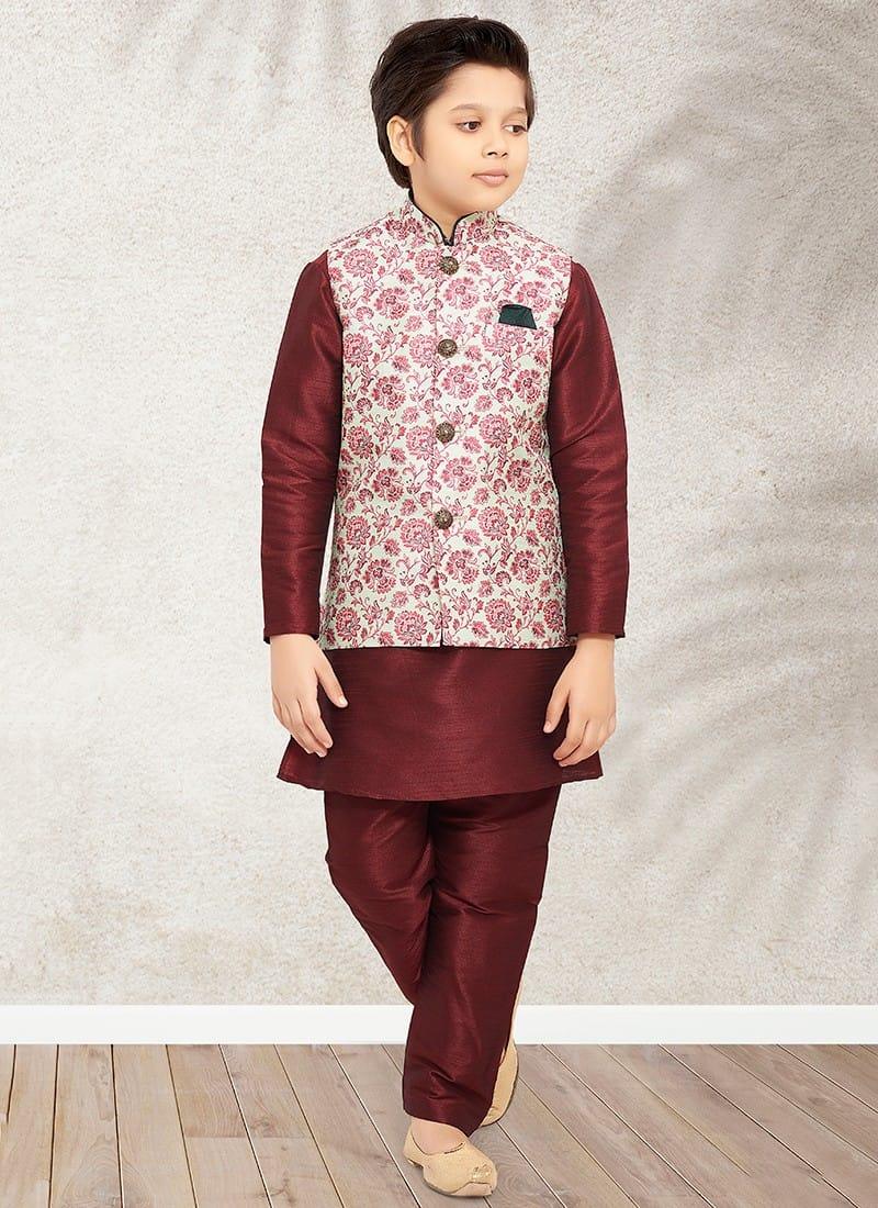 Ethnic Boys Wear Kurta Pajama With Koti Anant Tex Exports Private Limited