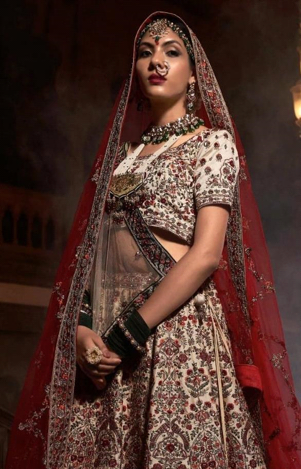 Wedding Designer Bridal Wear Lehenga D.No 77037 Anant Tex Exports Private Limited