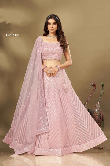 NAYAB BRIDAL WESTERN WEAR LEHENGA D.NO 1051