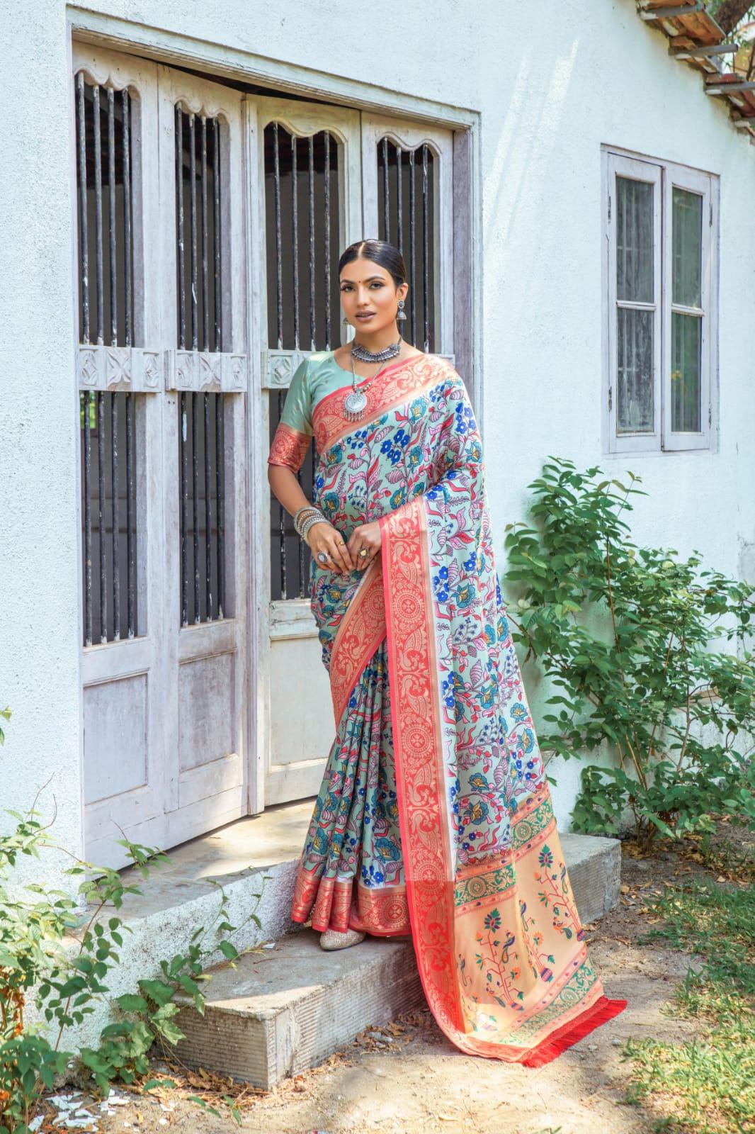 Fancy Soft Banarasi Silk Saree - Anant Exports
