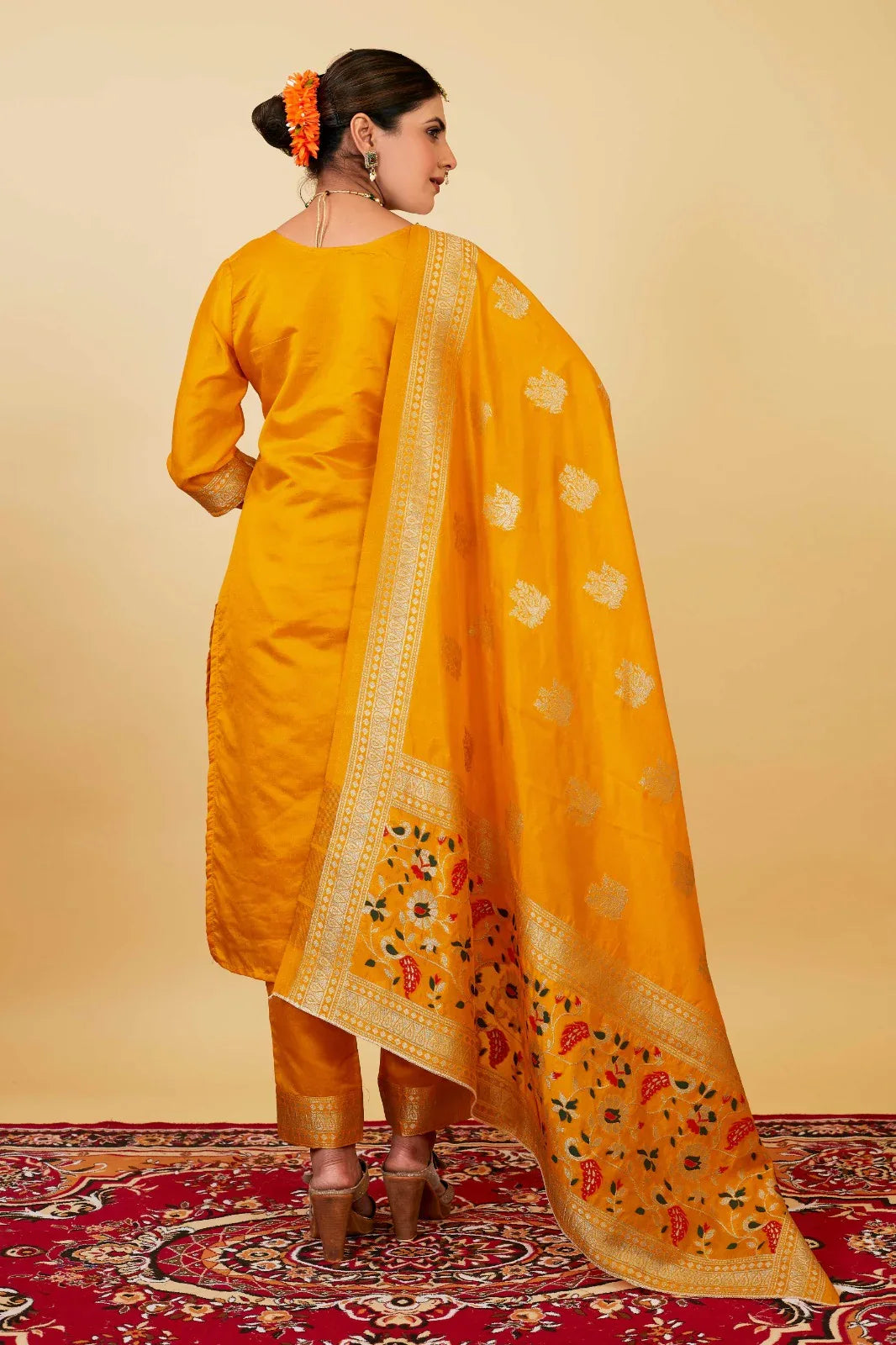 Morni Paithani Designer Occasion Wear Suits - Anant Exports