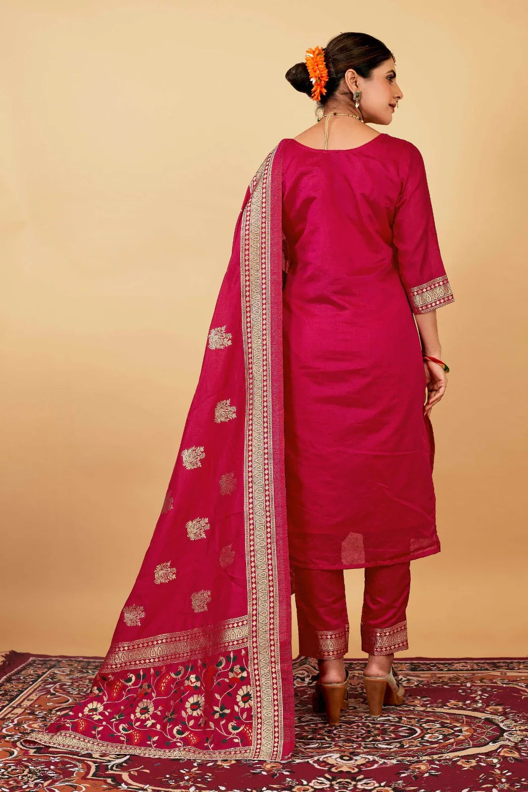 Morni Paithani Designer Occasion Wear Suits - Anant Exports