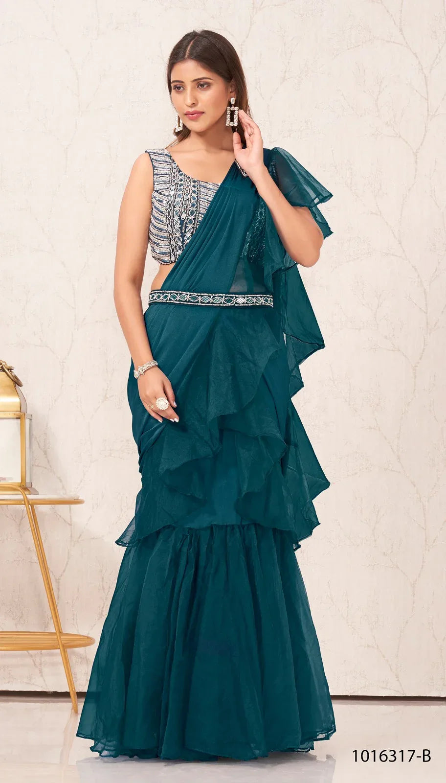 READY TO WEAR SAREE D.NO 1016317 - Anant Exports