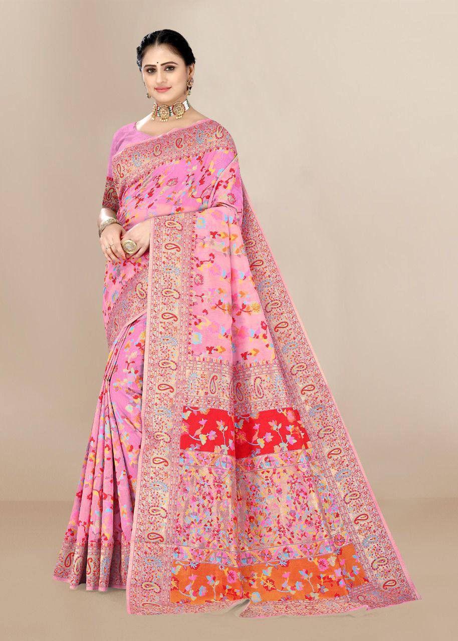 Party Wear Cotton Saree - Anant Exports
