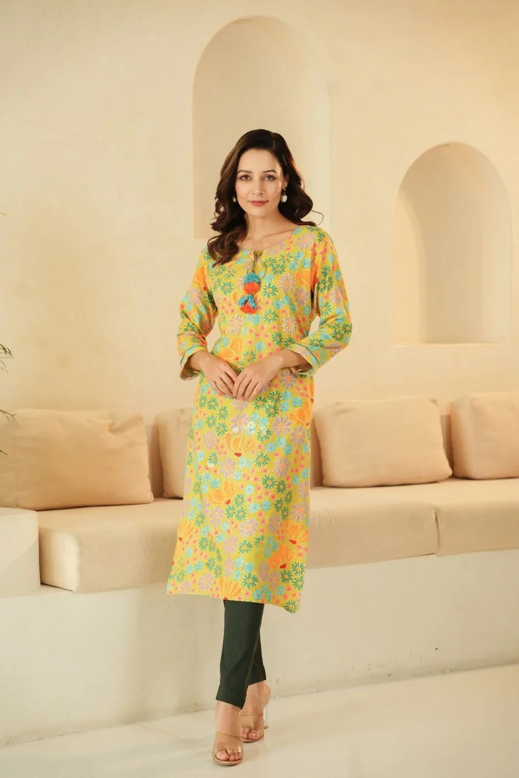 Party Wear Cotton Kurti - Anant Exports