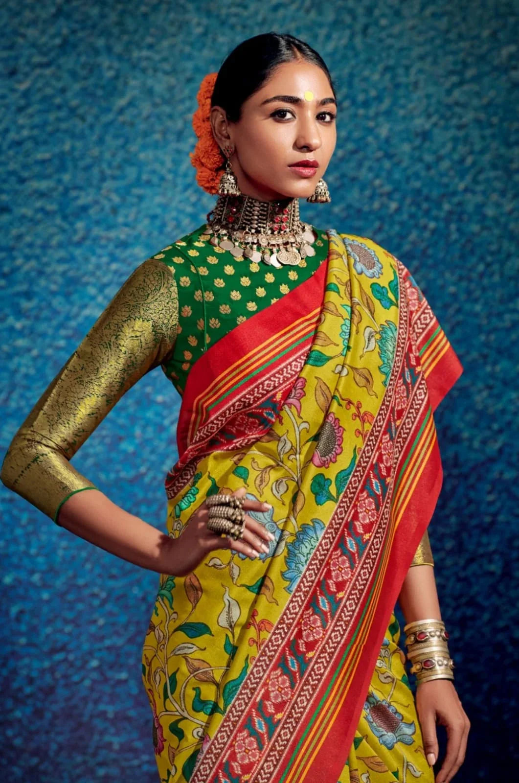 KALAM X PATOLA FANCY SOFT SILK SAREE - Anant Exports