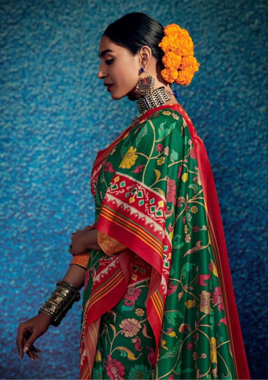 KALAM X PATOLA FANCY SOFT SILK SAREE - Anant Exports