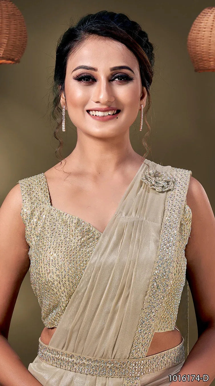 FANCY READYMADE SAREE D.NO 1016174 - Anant Exports