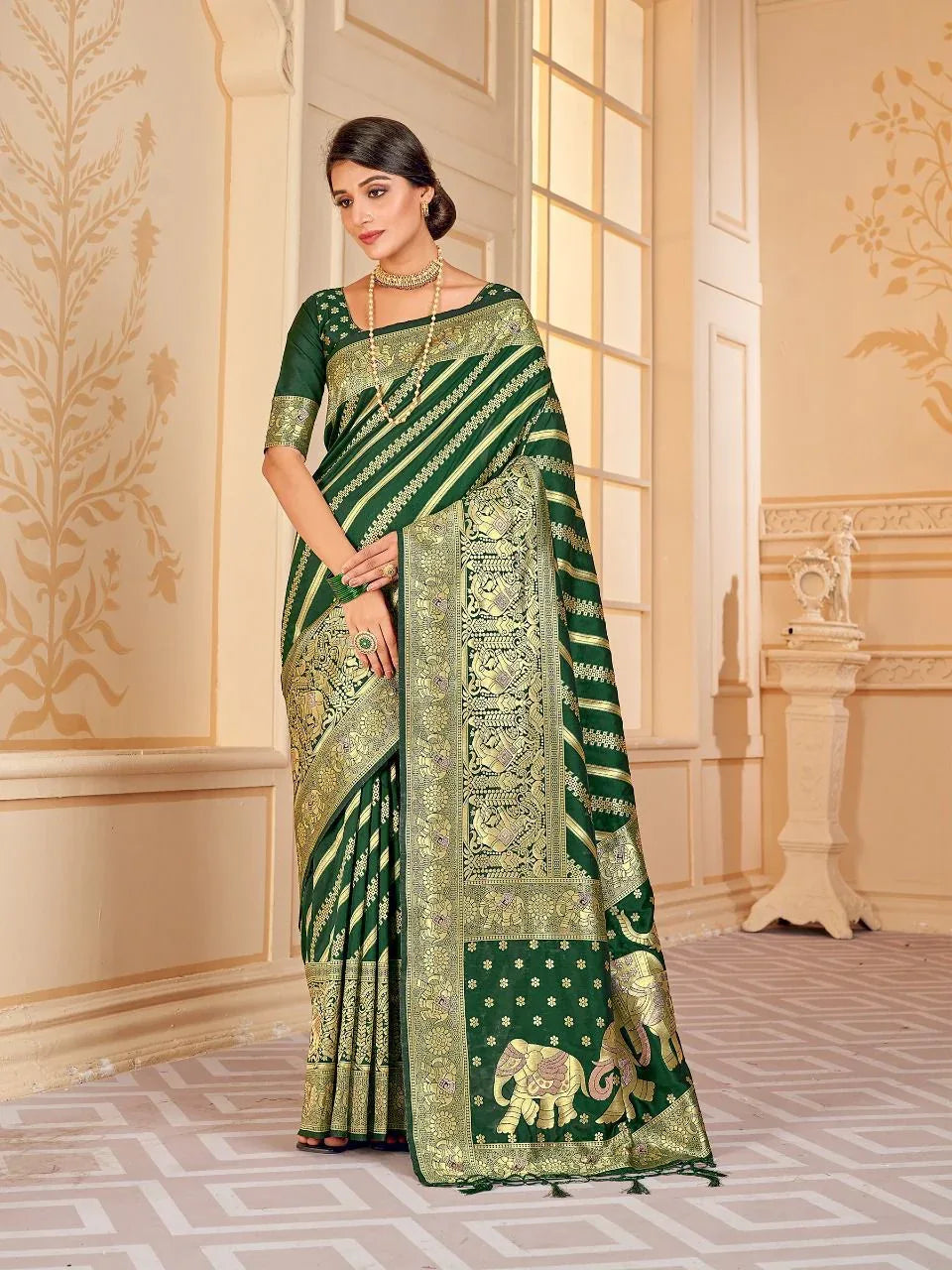 Fancy Wedding Wear Saree - Anant Exports