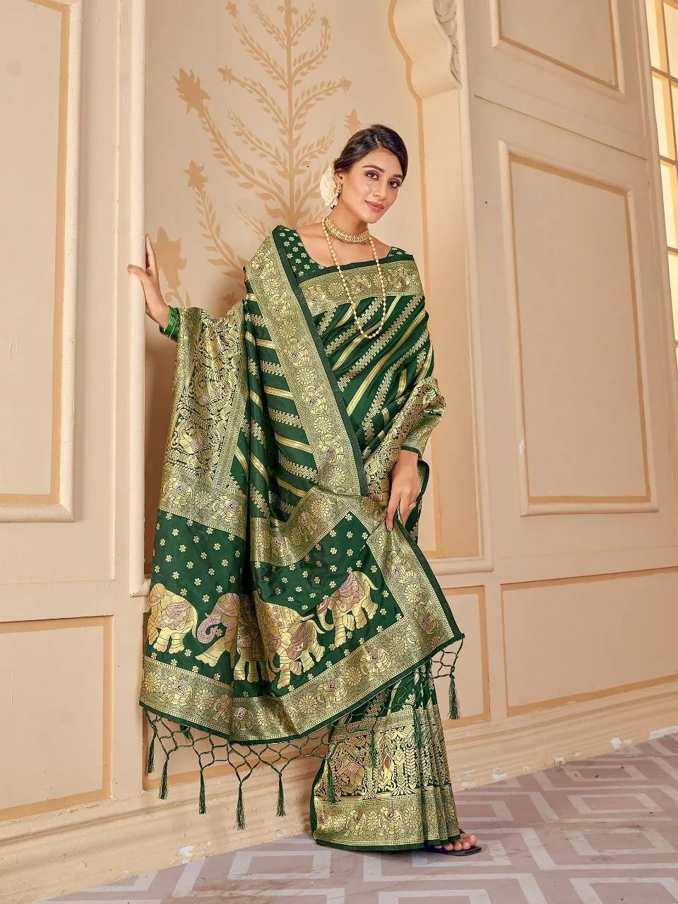 Fancy Wedding Wear Saree - Anant Exports