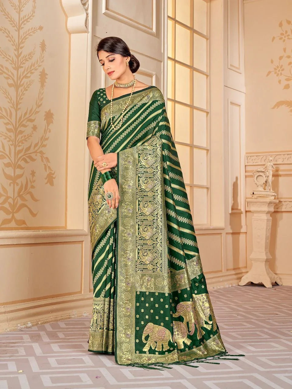 Fancy Wedding Wear Saree - Anant Exports