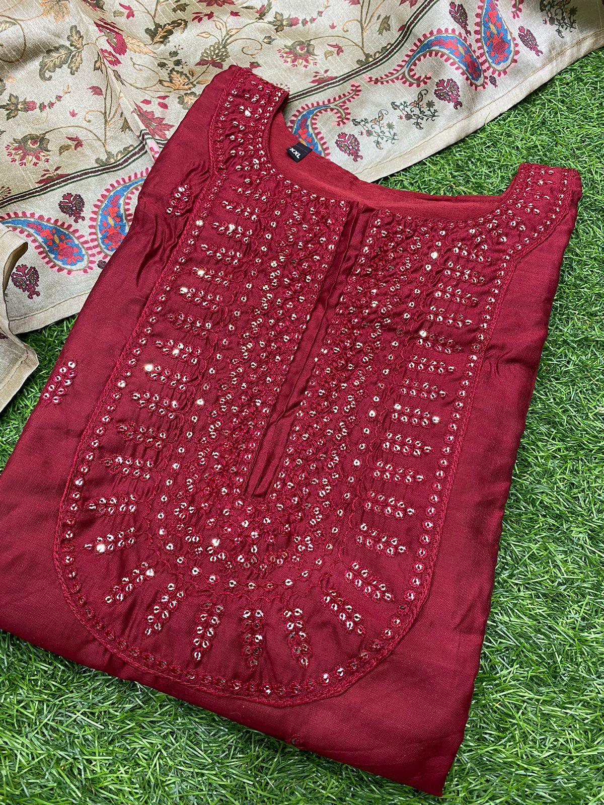 Party Wear Fancy Cotton Silk stunning Suit