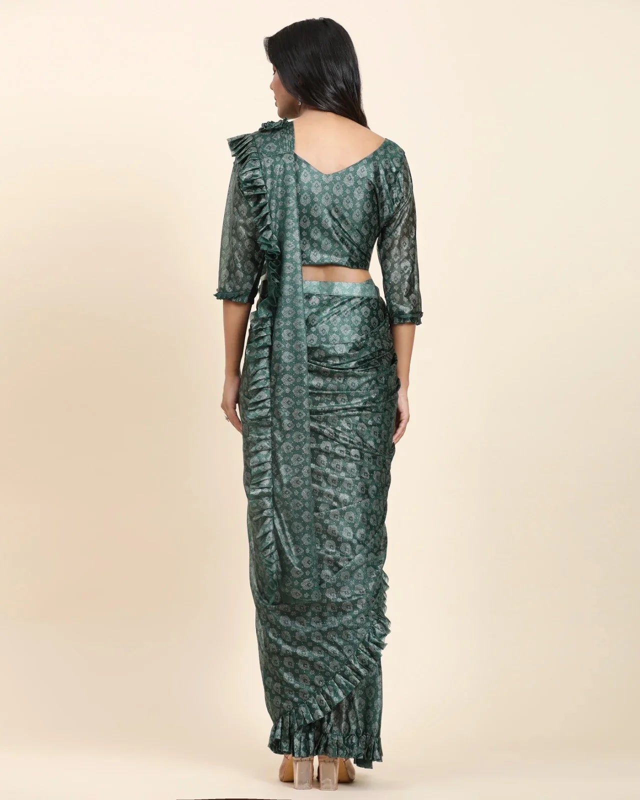 FANCY READYMADE SAREE D.NO 101012