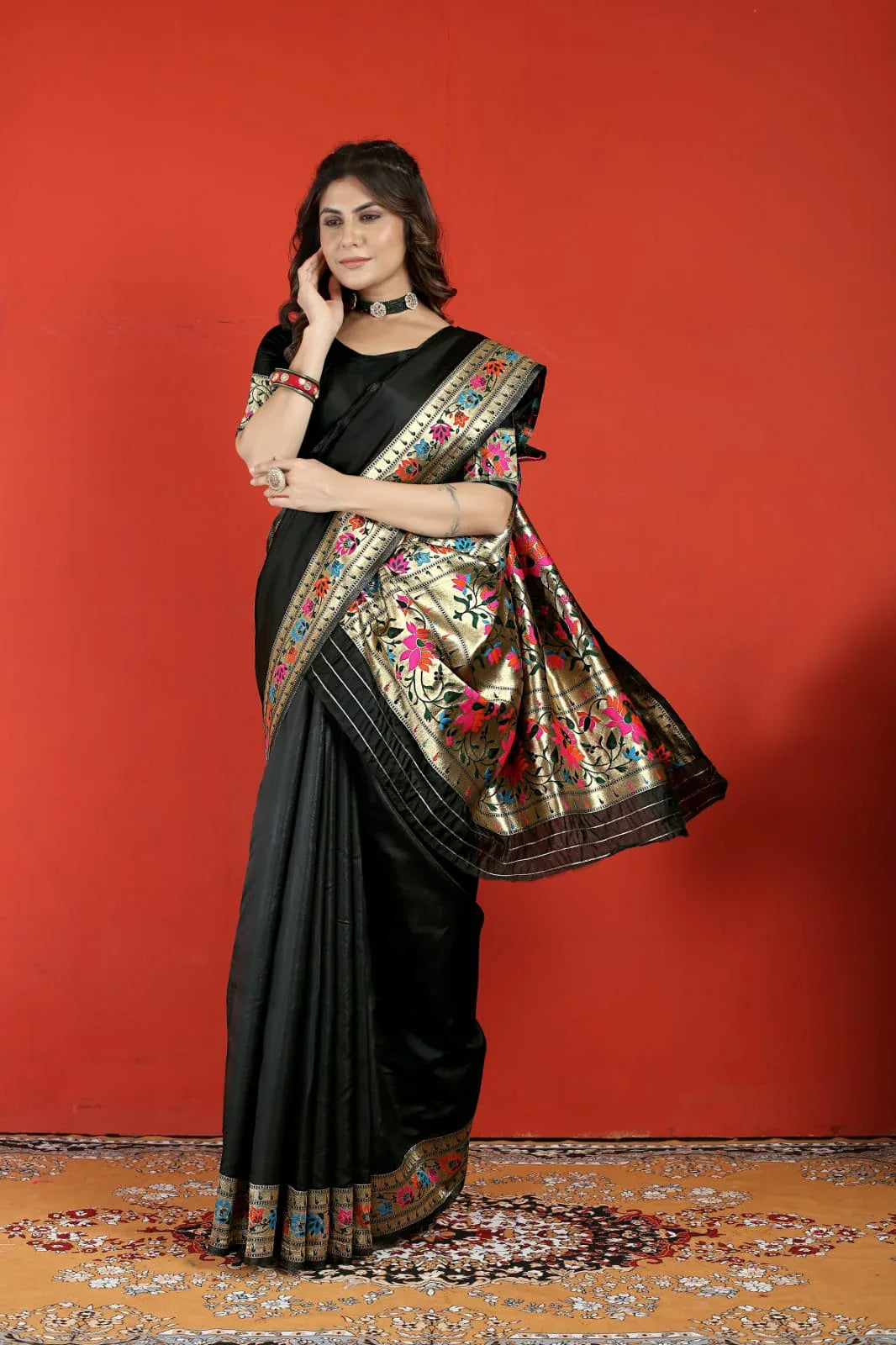 Fancy Occasion Wear Paithani Soft Silk Saree - Anant Exports