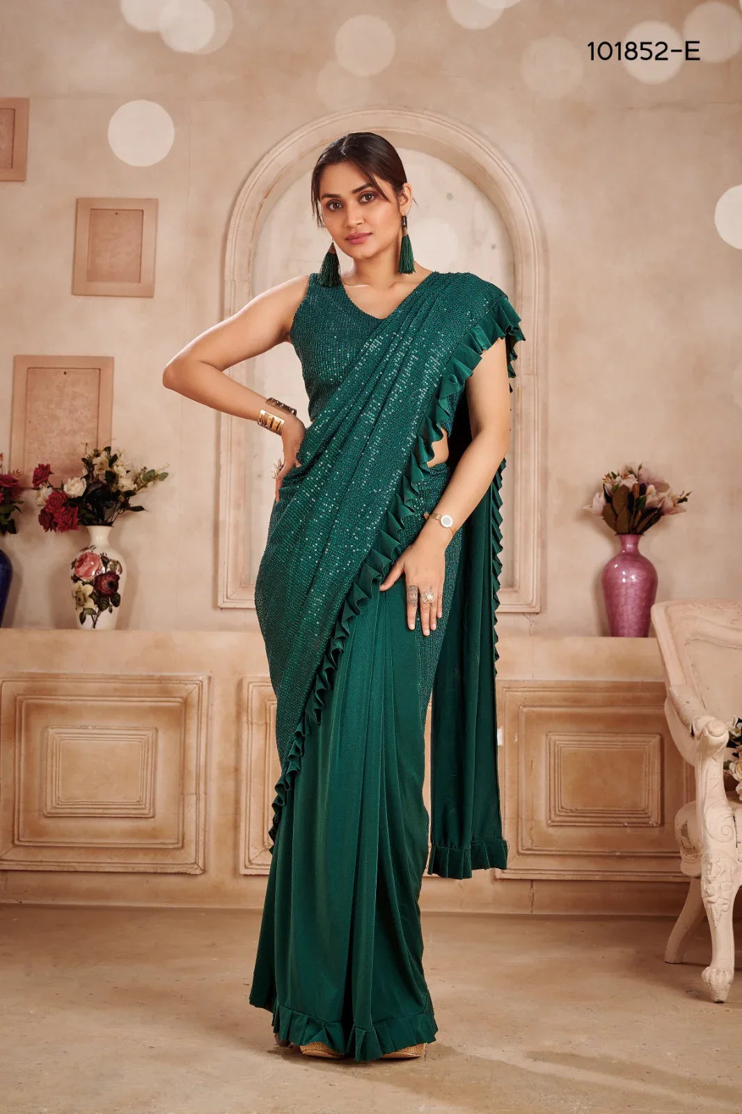 READY TO WEAR SAREE D.NO 101852-E - Anant Exports