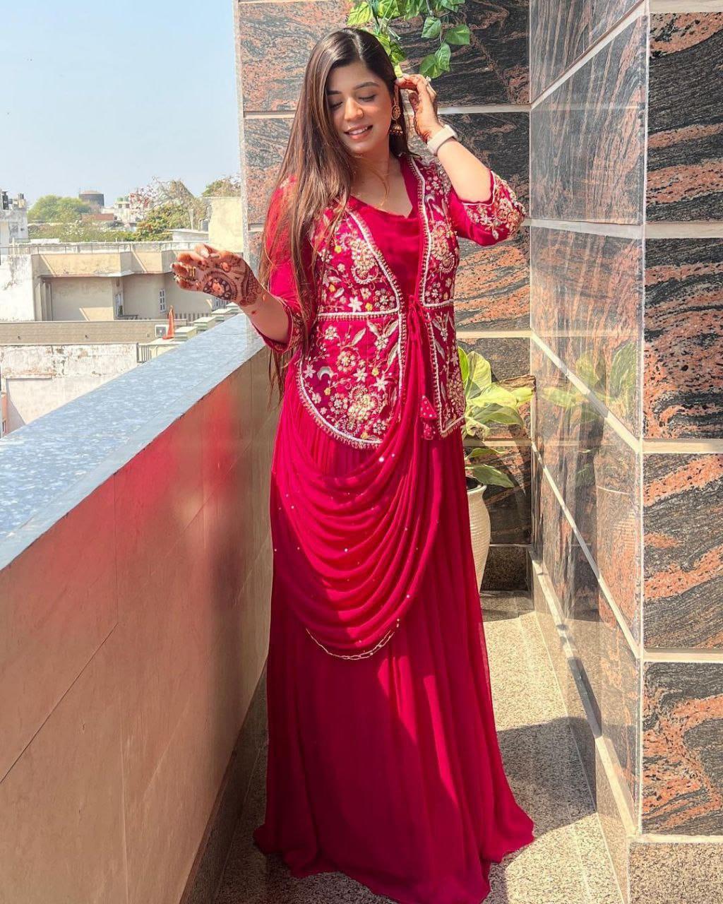 Exclusive Party Wear Designer Gown D.No-8053 | Buy Online at Anant Exports Exclusive Party Wear Designer Gown D.No-8053 | Buy Online at Anant Exports