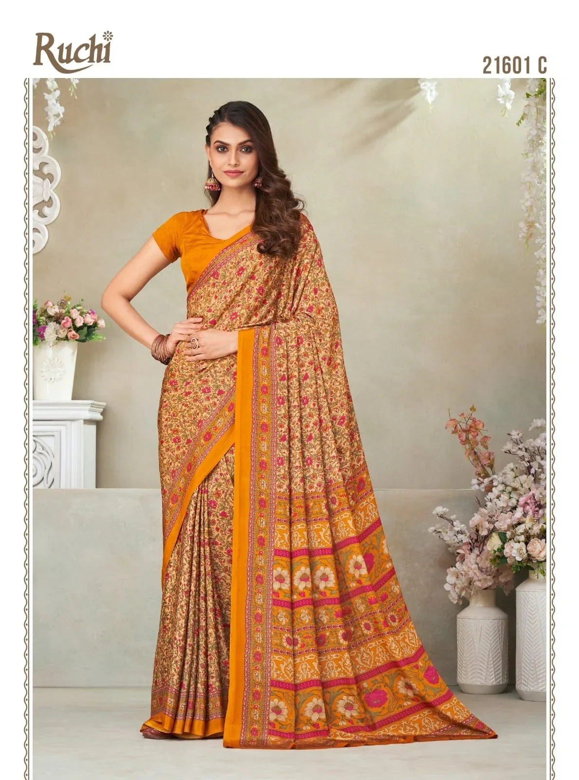 Ruchi Vivanta Silk 17 Fancy Wear Saree - Anant Exports