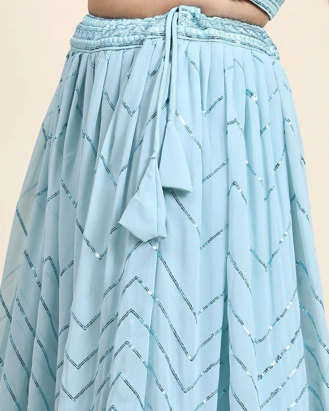 READYMADE CROP TOP LEHENGA D.NO C1955 - Anant Exports