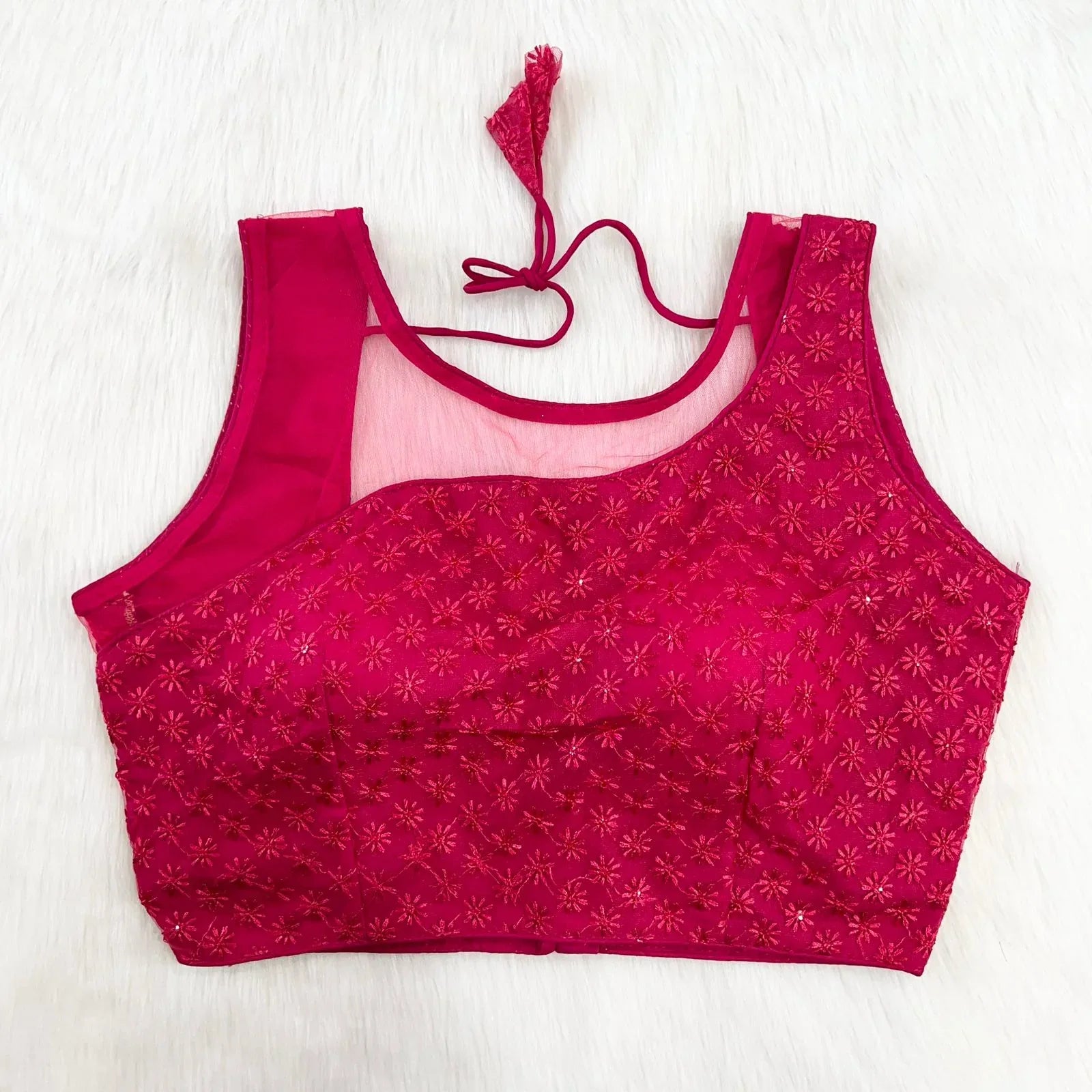 PARTY WEAR NET BLOUSE - Anant Exports