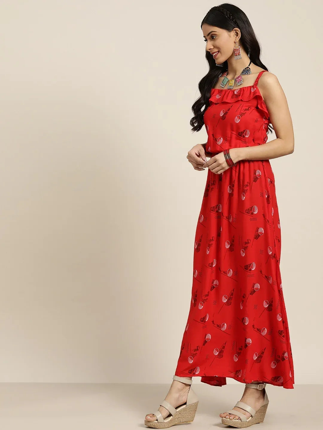 PARI FESTIVE WEAR SLUB COTTON KURTI - Anant Exports