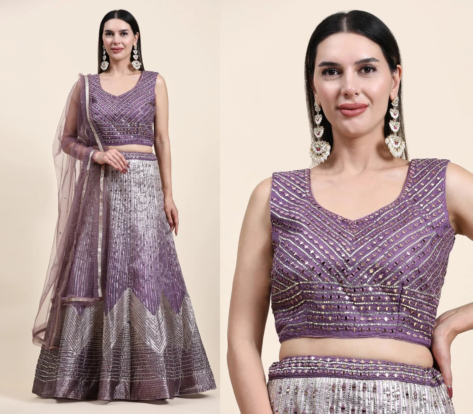READYMADE CROP TOP DESIGNER LEHENGA D.NO 2040 - Anant Exports